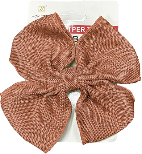 HOME ZEN HOUSEHOLD LINEN Chiffon Raffhalter Schleife Ästhetische Vorhang Clip Art Ribbon für Dekoration für Wohnzimmer zu Hause (Orange) von HOME ZEN HOUSEHOLD LINEN