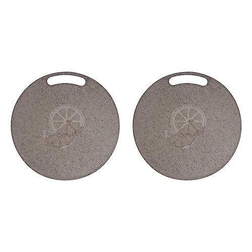 HOMEDEK 2X Schneiden Brett Kunststoff Küche Schneiden Brett Rundes Backen Brett Obst Gemüse Schneiden Brett mit Griffen 31cm HOMEDEK 2X Schneiden Brett Kunststoff Küche Schneiden Brett Rundes Backen Brett Obst Gemüse Schneiden Brett mit Griffen 31cm von HOMEDEK