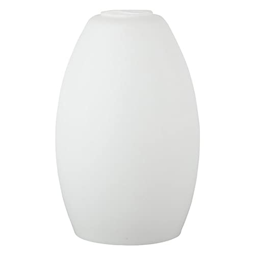 HOMEXO Lampenabdeckung, Opalweiß, Milchglas, Ersatz-Lampenschirme, halslos, 4,2 cm, 1-5/8-Zoll-Montageöffnung, Lampenschirm-Abdeckung, 1 Stück (Size : 1 Piece) von HOMEXO