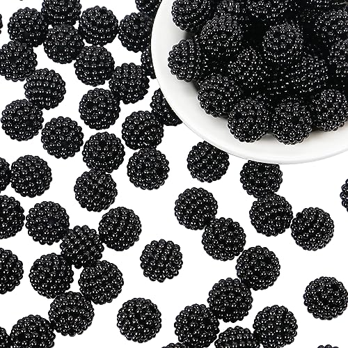 200PCS 15mm Pearl Beads Black Bubblegum Beads Pearl Bubble Beads DIY Acrylic Beads for Jewelry Making Necklace Bracelet Earring 200PCS 15mm Pearl Beads Black Bubblegum Beads Pearl Bubble Beads DIY Acrylic Beads for Jewelry Making Necklace Bracelet Earring von HOMICO