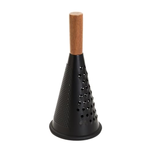 HOMLA MOOKA Schwarze Reibe Küchenreibe mit Holzgriff 23 * 11 cm HOMLA MOOKA Schwarze Reibe Küchenreibe mit Holzgriff 23 * 11 cm von HOMLA