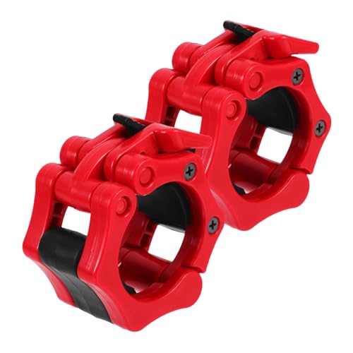 HOMOBABE 1 Paar Hantelverschlüsse Schnellverschluss für Langhantelstangen Robuste Federclips für Sicheres Gewichtheben Kompakte Klemmen für Fitnessstudio Zuhause Vielseitig Einsetzbar HOMOBABE 1 Paar Hantelverschlüsse Schnellverschluss für Langhantelstangen Robuste Federclips für Sicheres Gewichtheben Kompakte Klemmen für Fitnessstudio Zuhause Vielseitig Einsetzbar von HOMOBABE