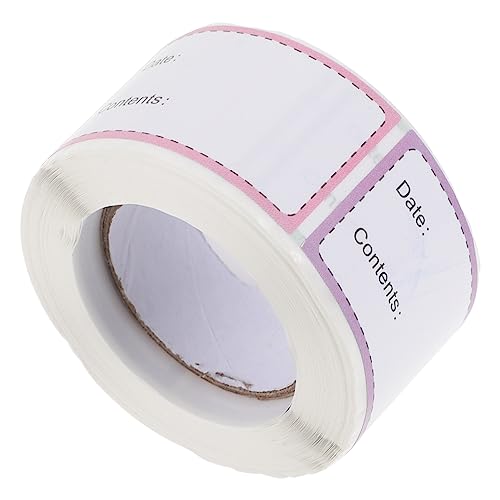 HOMOBABE 1 Rolle Food Storage Labels Rolle Aufkleber für Kühlschrank und Gefrierfach Ablösbare Etiketten für Flaschen Behälter und Vorratsdosen zum Beschriften von Lebensmitteln HOMOBABE 1 Rolle Food Storage Labels Rolle Aufkleber für Kühlschrank und Gefrierfach Ablösbare Etiketten für Flaschen Behälter und Vorratsdosen zum Beschriften von Lebensmitteln von HOMOBABE