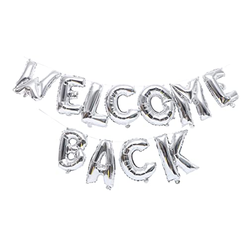 HOMOBABE 1 Satz Willkommensballons Folienballons mit Welcome Back für Schulanfang Bürofeier Events für Klassenzimmer Wände und Fotokulissen HOMOBABE 1 Satz Willkommensballons Folienballons mit Welcome Back für Schulanfang Bürofeier Events für Klassenzimmer Wände und Fotokulissen von HOMOBABE
