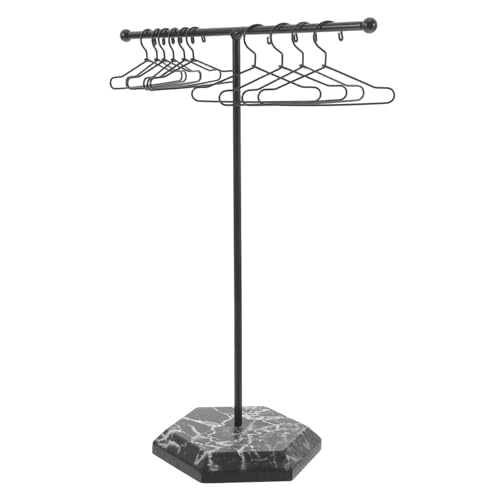 HOMOBABE 1 Set Miniatur Puppenhaus Kleidung Rack-Puppe Kleidung Kleiderbügel Für 1/6 & 1/12 -organisiert Display Für Puppe Outfits & von HOMOBABE