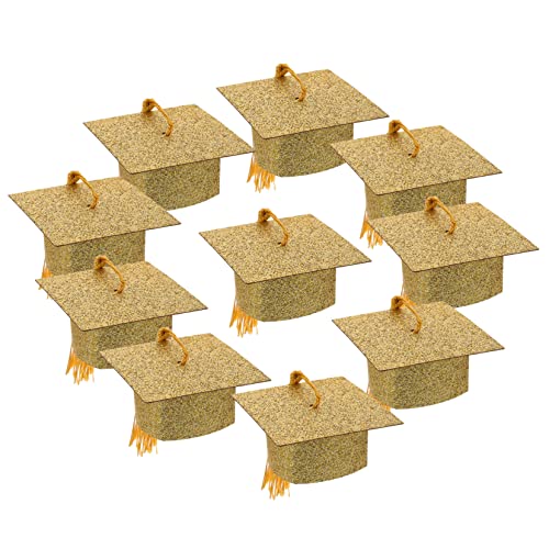 HOMOBABE 10 Stück Abschlusspokal Deckel abschlussgeschenk party sachen Weinbecher Accessoire dekoration party Tischdekoration Grad Pastell Hutbecherdeckel winzige Kelchhüte Papier Golden HOMOBABE 10 Stück Abschlusspokal Deckel abschlussgeschenk party sachen Weinbecher Accessoire dekoration party Tischdekoration Grad Pastell Hutbecherdeckel winzige Kelchhüte Papier Golden von HOMOBABE