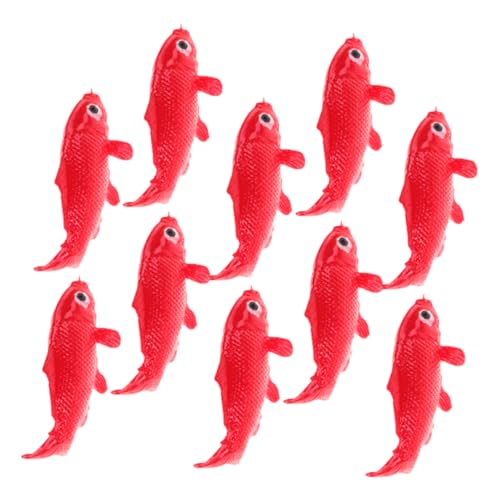 HOMOBABE 10 Stück Mini Koi Fisch Modelle Teiliges aus Realistischen Harzfiguren für Aquarium Dekoration Tischdeko und Garten Hochdetaillierte Miniatur Dekorationen für Fotografie und HOMOBABE 10 Stück Mini Koi Fisch Modelle Teiliges aus Realistischen Harzfiguren für Aquarium Dekoration Tischdeko und Garten Hochdetaillierte Miniatur Dekorationen für Fotografie und von HOMOBABE
