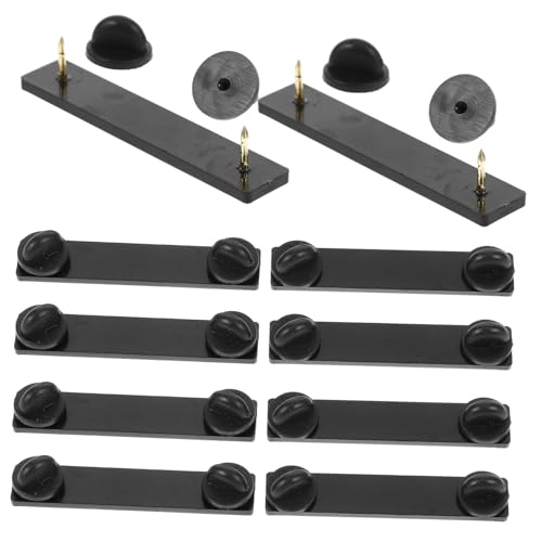 HOMOBABE 10 Stück Teiliges Rechteckige Ersatz Pin Verschlüsse aus Kunststoff Sichere Anstecknadel Clutch für DIY Basteln Namensschilder und Broschen Leicht und Langlebig Praktische Ersatz HOMOBABE 10 Stück Teiliges Rechteckige Ersatz Pin Verschlüsse aus Kunststoff Sichere Anstecknadel Clutch für DIY Basteln Namensschilder und Broschen Leicht und Langlebig Praktische Ersatz von HOMOBABE