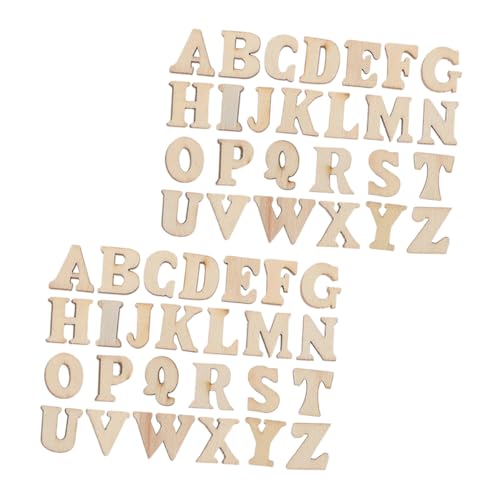 HOMOBABE 104Stücke DIY Holzbuchstaben Leere Unbearbeitete aus Natürlichem Holz für Kreative Bastelprojekte Wanddekoration und Personalisierte HOMOBABE 104Stücke DIY Holzbuchstaben Leere Unbearbeitete aus Natürlichem Holz für Kreative Bastelprojekte Wanddekoration und Personalisierte von HOMOBABE
