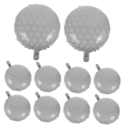 HOMOBABE 10Stücke Golf Aluminiumfolie Ballons Party Dekoration für Geburtstagsfeiern Tolle Foto Requisite Langlebig und Wiederverwendbar für Verschiedene Anlässe von HOMOBABE