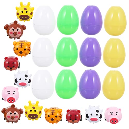 HOMOBABE 12 Sätze Eier Aus Tierkarren Kleinkindspielzeug Matschiges Dinosaurier-eier Tierspielzeug Mater Aus Autos Kinderspielzeug Für Jungen Plastik Colorful HOMOBABE 12 Sätze Eier Aus Tierkarren Kleinkindspielzeug Matschiges Dinosaurier-eier Tierspielzeug Mater Aus Autos Kinderspielzeug Für Jungen Plastik Colorful von HOMOBABE