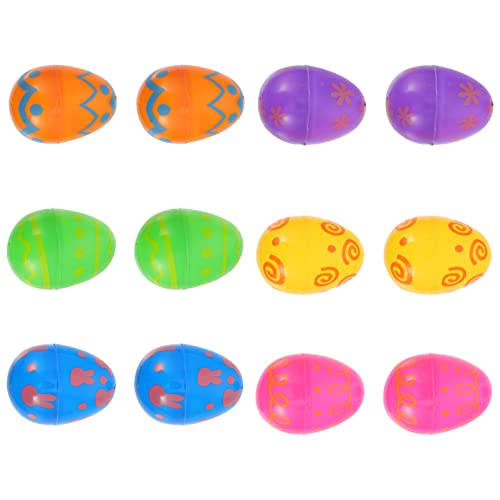 HOMOBABE 12 Stück Ostereier Bausatz Party Hülse gefüllt Jagd plastikenten plasure ziernieten wohnungsdeko panettone ostern unikal helles dekoratives Osterei Plastik leeres Osterei Colorful HOMOBABE 12 Stück Ostereier Bausatz Party Hülse gefüllt Jagd plastikenten plasure ziernieten wohnungsdeko panettone ostern unikal helles dekoratives Osterei Plastik leeres Osterei Colorful von HOMOBABE