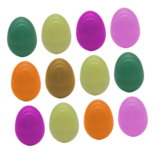 HOMOBABE 12 Stück Ostereier Osterzubehör Eierschale Aus Kunststoff Osterspielzeug Kinderspielzeug Ostern Requisiten Muschel Osterparty Gefallen Plastik HOMOBABE 12 Stück Ostereier Osterzubehör Eierschale Aus Kunststoff Osterspielzeug Kinderspielzeug Ostern Requisiten Muschel Osterparty Gefallen Plastik von HOMOBABE