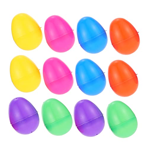 HOMOBABE 12 Stück Teiliges Befüllbares Kunststoff Stabile Eierspielzeuge und Party Dekoration Wiederverwendbare Bunte für Osterfeiern und Geschenkideen HOMOBABE 12 Stück Teiliges Befüllbares Kunststoff Stabile Eierspielzeuge und Party Dekoration Wiederverwendbare Bunte für Osterfeiern und Geschenkideen von HOMOBABE