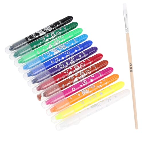 HOMOBABE 12 Stück Teiliges Set Kinderwachsmalstifte Wasserlösliche Ölpastellfarben für Kreatives Zeichnen und Malen für Kleine Hände Fördert Kreativität und Unabhängigkeit HOMOBABE 12 Stück Teiliges Set Kinderwachsmalstifte Wasserlösliche Ölpastellfarben für Kreatives Zeichnen und Malen für Kleine Hände Fördert Kreativität und Unabhängigkeit von HOMOBABE