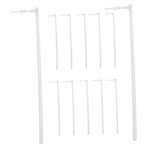 HOMOBABE 12 Stück Windmühlen Stäbe Robuste Ersatzteile für Garten Windräder für Balkon Garten und Außenbereiche Langlebig und Vielseitig Einsetzbar von HOMOBABE