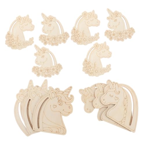 HOMOBABE 12Stücke Einhorn Holz Ausschnitte zum Basteln Unbehandeltes Holz für Kreative Graffiti Projekte für DIY Enthusiasten Gestalten HOMOBABE 12Stücke Einhorn Holz Ausschnitte zum Basteln Unbehandeltes Holz für Kreative Graffiti Projekte für DIY Enthusiasten Gestalten von HOMOBABE