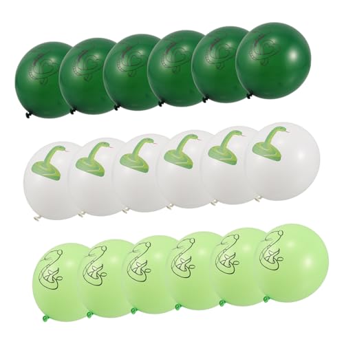 HOMOBABE 18Stücke Teiliges Schlangen Ballons Verspielte Partydekoration für Schlangen Themenpartys für Geburtstagsfeiern und Einfach Aufzubauen mit Verarbeitung von HOMOBABE