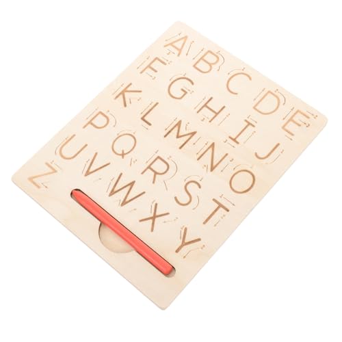 HOMOBABE 1Satz Holz Alphabet Zeichenbrett für Doppelseitige Übungsplatte Lernspielzeug zur Kognitiver Fähigkeiten für Vorschulkinder und Kleinkinder Spaß Beim Schreiben HOMOBABE 1Satz Holz Alphabet Zeichenbrett für Doppelseitige Übungsplatte Lernspielzeug zur Kognitiver Fähigkeiten für Vorschulkinder und Kleinkinder Spaß Beim Schreiben von HOMOBABE