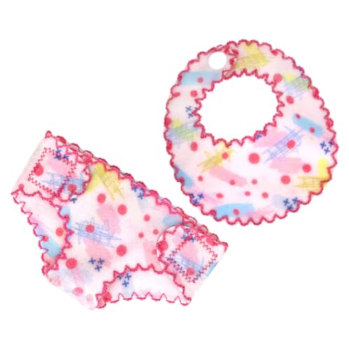 HOMOBABE 1satz Doll Kleidung Für Puppen Lustige Unterhosen Und Lätzchen Wiederverwendbares Puppenzubehör Leichtes Material Für Kreative Spielstunden Und von HOMOBABE