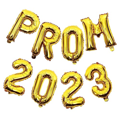 HOMOBABE 2 Sätze Graduation Balloons Prom Dekoration für Abschlussfeiern Dekorative Luftballons für Party Fotorequisiten für Unvergessliche Erinnerungen von HOMOBABE