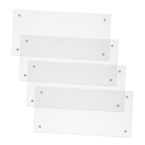 HOMOBABE 2 Sätze Magnetisches Anzeigeschild Magnetischer Bilderrahmen Zeltkartenhalter Namensschildhalter Schilderhalter speichern Tischkarten Tabellennummer steht Acryl Transparent von HOMOBABE