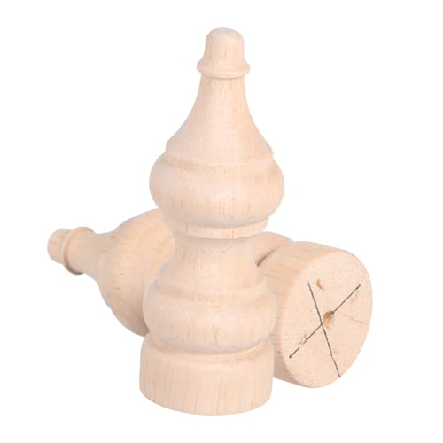 HOMOBABE 2 Stück Dekorative Holzsäulen im Römischen Unbehandelte Geschnitzte Spindeln aus Massivem Holz für Treppen Bettpfosten und Heimdekoration HOMOBABE 2 Stück Dekorative Holzsäulen im Römischen Unbehandelte Geschnitzte Spindeln aus Massivem Holz für Treppen Bettpfosten und Heimdekoration von HOMOBABE