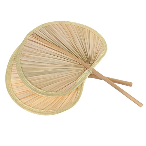 HOMOBABE 2 Stück Handgefertigter Großer Handfächer aus Naturmaterialien Geflochtene Sommerfächer für Party Outdoor Hochzeit Dekorativ und Praktisch für Strand und Büro HOMOBABE 2 Stück Handgefertigter Großer Handfächer aus Naturmaterialien Geflochtene Sommerfächer für Party Outdoor Hochzeit Dekorativ und Praktisch für Strand und Büro von HOMOBABE