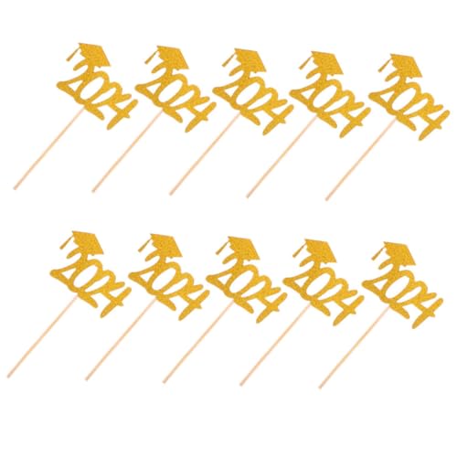 HOMOBABE 20 Stück Abschlussfahne für Kuchen Kuchendekor Dekorationen Jubiläum Geburtstag abschlussfeier abschluss party cakepops Dekoration der Abschlusstorte Kuchen liefert Holz Golden HOMOBABE 20 Stück Abschlussfahne für Kuchen Kuchendekor Dekorationen Jubiläum Geburtstag abschlussfeier abschluss party cakepops Dekoration der Abschlusstorte Kuchen liefert Holz Golden von HOMOBABE