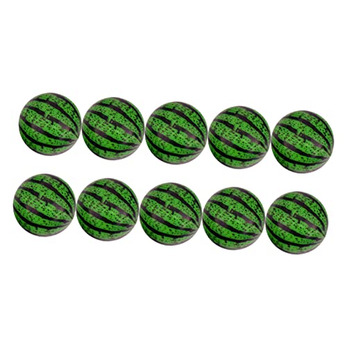 HOMOBABE 20 Stück Bouncy Balls mit Wassermelonen Muster Kreatives Sprungspielzeug für Fördert Hand Fuß Koordination für Freizeitaktivitäten Drinnen und Draußen Zufällige Zufällige Farbe von HOMOBABE