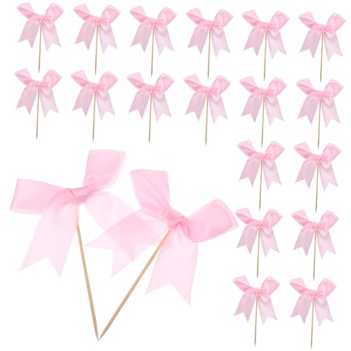 HOMOBABE 20 Stück Bowknoten Dessert Toppers Süße Cupcake Aufsätze aus Polyester Dekorative Schleifen für Geburtstagsfeiern Hochzeiten und Partys HOMOBABE 20 Stück Bowknoten Dessert Toppers Süße Cupcake Aufsätze aus Polyester Dekorative Schleifen für Geburtstagsfeiern Hochzeiten und Partys von HOMOBABE