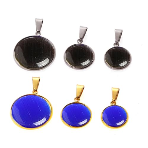 HOMOBABE 20 Stück Edelstahl Anhänger Rohlinge Rund Schmuckanhänger Trays für DIY Halsketten Basteln Cabochon Fassung Zubehör zum Befüllen Kreative Schmuckherstellung HOMOBABE 20 Stück Edelstahl Anhänger Rohlinge Rund Schmuckanhänger Trays für DIY Halsketten Basteln Cabochon Fassung Zubehör zum Befüllen Kreative Schmuckherstellung von HOMOBABE