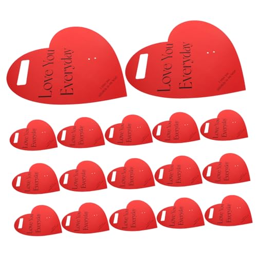 HOMOBABE 20 Stück Rosen-Geschenkpapier für ihn party dekoration herz karte Straußtaschen für Blumen Blumenstrauß-Verpackungspapier Halloween-Partygeschenk Aufkleber in Herzform rot HOMOBABE 20 Stück Rosen-Geschenkpapier für ihn party dekoration herz karte Straußtaschen für Blumen Blumenstrauß-Verpackungspapier Halloween-Partygeschenk Aufkleber in Herzform rot von HOMOBABE
