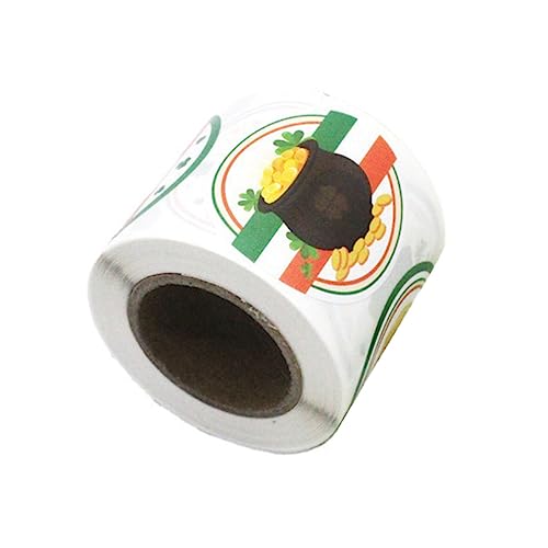 HOMOBABE 200stücke Patrick Day Sticker Für Hüte Schuhe Und Kleidung Grünes Kleeblatt Design Selbstklebende Deko Für Festliche Anlässe Und Bastelprojekte von HOMOBABE