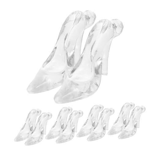 HOMOBABE 24 Stück Mini High Heel Schuhanhänger Acryl High Heel Dekoration für DIY Shower Geburtstagsfeiern Weihnachtsbaum und Festliche Anlässe Langlebig und Modern von HOMOBABE