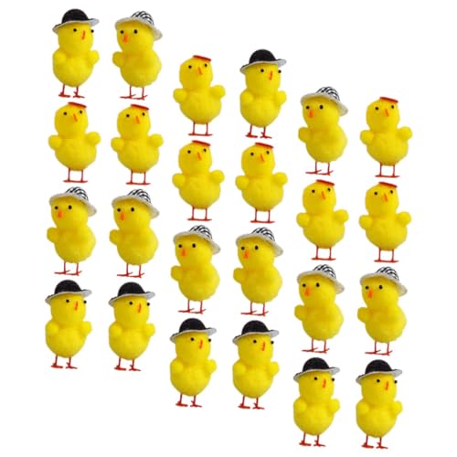 HOMOBABE 24stücke Küken Flauschige Deko Für Ostern Weiche Plüsch Küken Als Party Für Tischdekoration Und Eiersuche von HOMOBABE