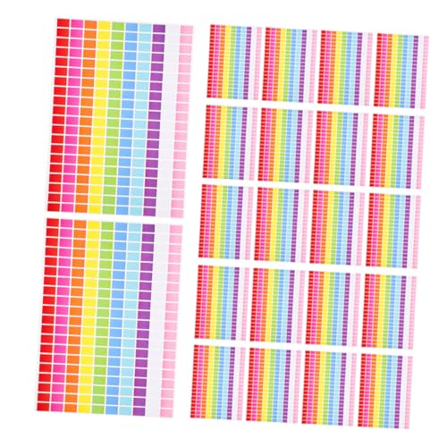 HOMOBABE 25Blatt Rechteckige Farbige Klebeetiketten Schreibbare Haftetiketten Wasserfest Stark Haftend Für Büro Schule Diy Projekte Sortierung und Beschriftung HOMOBABE 25Blatt Rechteckige Farbige Klebeetiketten Schreibbare Haftetiketten Wasserfest Stark Haftend Für Büro Schule Diy Projekte Sortierung und Beschriftung von HOMOBABE
