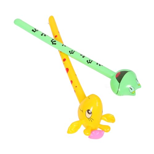 HOMOBABE 2Stücke Aufblasbare Tiere Sticks Frosch Giraffe für Erwachsene für Geburtstagsfeiern Bewegungsförderndes Vielseitiges und Unterhaltsames Partyzubehör HOMOBABE 2Stücke Aufblasbare Tiere Sticks Frosch Giraffe für Erwachsene für Geburtstagsfeiern Bewegungsförderndes Vielseitiges und Unterhaltsames Partyzubehör von HOMOBABE