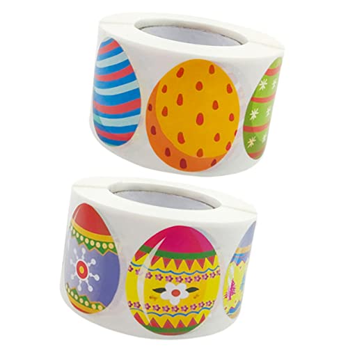 HOMOBABE 2rollen Osteraufkleber Mit Bunten Eier-stickern Selbstklebend Für Ostern Partys Bastelarbeiten Geschenktüten Und Dekorationen Vielfältige Designs Für Kreative Ideen HOMOBABE 2rollen Osteraufkleber Mit Bunten Eier-stickern Selbstklebend Für Ostern Partys Bastelarbeiten Geschenktüten Und Dekorationen Vielfältige Designs Für Kreative Ideen von HOMOBABE