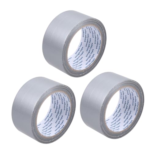 HOMOBABE 3 Rollen Pack Einseitige Gewebeklebebänder Multifunktionale Klebebänder für Teppichverbindungen Verpackungen Reparaturen Stark Haftend und Vielseitig Einsetzbar von HOMOBABE
