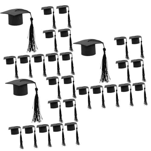 HOMOBABE 3 Sätze Arzt Hut Dekoration Abschluss Kappe Graduierung Schule Quaste Bachelorhut Kuchen Dekoration Kuchendekorationsbedarf Dekorative Schmücken Vlies Black 10 Stück * 3 HOMOBABE 3 Sätze Arzt Hut Dekoration Abschluss Kappe Graduierung Schule Quaste Bachelorhut Kuchen Dekoration Kuchendekorationsbedarf Dekorative Schmücken Vlies Black 10 Stück * 3 von HOMOBABE