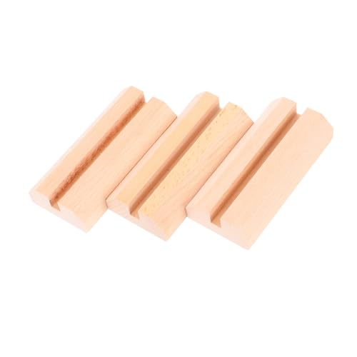 HOMOBABE 3 Stück Holz Tischkartenhalter Rustikaler Stand für Menüs Signale Fotos mit Schlitzbreite für Hochzeiten Partys und Restaurants HOMOBABE 3 Stück Holz Tischkartenhalter Rustikaler Stand für Menüs Signale Fotos mit Schlitzbreite für Hochzeiten Partys und Restaurants von HOMOBABE