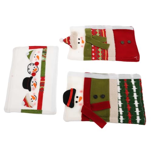 HOMOBABE 3 Stück Weihnachts-kühlschrank-griffhüllen, Schneemann, Plüsch-kühlschrank-griffhüllen, Dekorative Küchengeräte-griffhüllen Für Die Feiertage Und Wintersaison HOMOBABE 3 Stück Weihnachts-kühlschrank-griffhüllen, Schneemann, Plüsch-kühlschrank-griffhüllen, Dekorative Küchengeräte-griffhüllen Für Die Feiertage Und Wintersaison von HOMOBABE