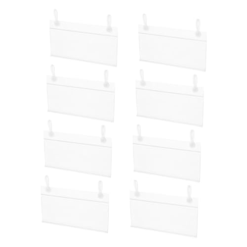 HOMOBABE 30 Stück Teiliges Transparente PVC Etikettenhalter für Drahtkörbe und Schnappverschluss für Sicheren Halt Wiederverwendbar für Supermarkt Einzelhandel Lagerorganisation HOMOBABE 30 Stück Teiliges Transparente PVC Etikettenhalter für Drahtkörbe und Schnappverschluss für Sicheren Halt Wiederverwendbar für Supermarkt Einzelhandel Lagerorganisation von HOMOBABE
