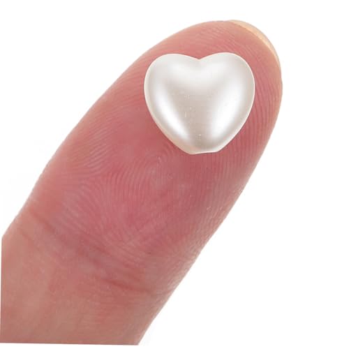 HOMOBABE 400 Stück Flache Herzperlen Abs Süße Herzförmige Bastelperlen ohne Löcher für Valentinstag Schmuckherstellung und DIY Dekorationen HOMOBABE 400 Stück Flache Herzperlen Abs Süße Herzförmige Bastelperlen ohne Löcher für Valentinstag Schmuckherstellung und DIY Dekorationen von HOMOBABE