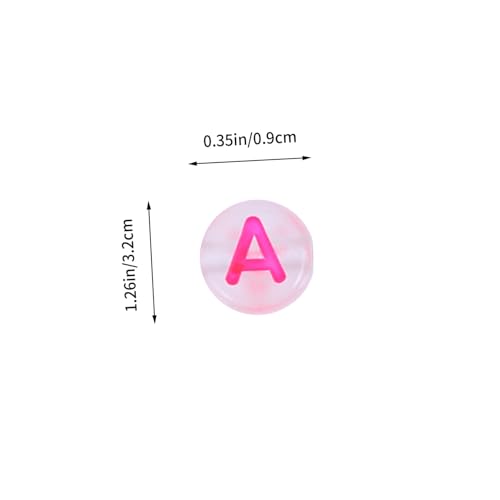 HOMOBABE 400 Stück Teiliges Leuchtendes Acrylperlen Bunte Schmuckperlen mit Buchstaben Herzmotiven Langlebige DIY perlen für Armbänder Halsketten Schmuckherstellung und Bastelprojekte HOMOBABE 400 Stück Teiliges Leuchtendes Acrylperlen Bunte Schmuckperlen mit Buchstaben Herzmotiven Langlebige DIY perlen für Armbänder Halsketten Schmuckherstellung und Bastelprojekte von HOMOBABE