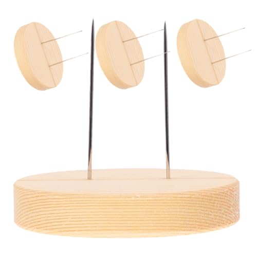 HOMOBABE 4Stücke Holzsockel Puppenständer für Filzpuppen Stabiler Displayhalter für Kreative DIY Projekte zur Präsentation von Handarbeiten Puppenzubehör Jedem von HOMOBABE