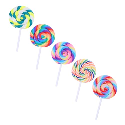 HOMOBABE 5 Stück Polymer Clay Candy Ornamente Verschiedenen Farben für Hochzeiten Geburtstagsfeiern und Fotokabinen Realistische Süße Dekorationen HOMOBABE 5 Stück Polymer Clay Candy Ornamente Verschiedenen Farben für Hochzeiten Geburtstagsfeiern und Fotokabinen Realistische Süße Dekorationen von HOMOBABE