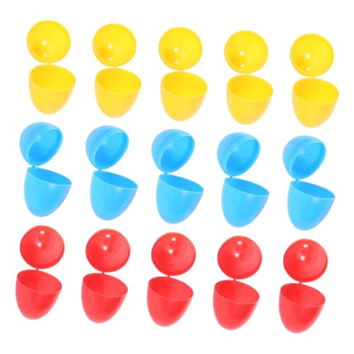 HOMOBABE 50 Stück Ostereier gefälscht Verzierung für Frohe Ostern Spielzeugeier Osterfüller fillable easter eggs plastikkiste easter egg decoration Osterei-Verzierungen ostern leere eier von HOMOBABE