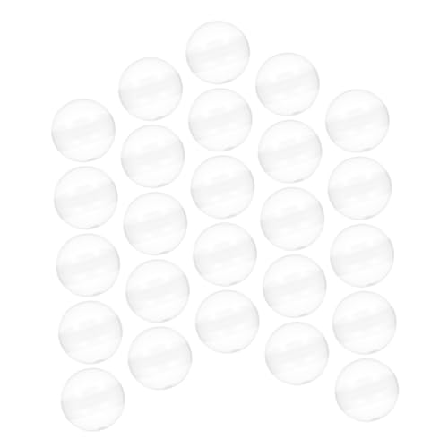 HOMOBABE 50 Stück Transparente Füllbare Kapseln Vielseitige Plastik Kugeln für Verkaufsautomaten Süßigkeiten und Partygeschenke Durchsichtig von HOMOBABE